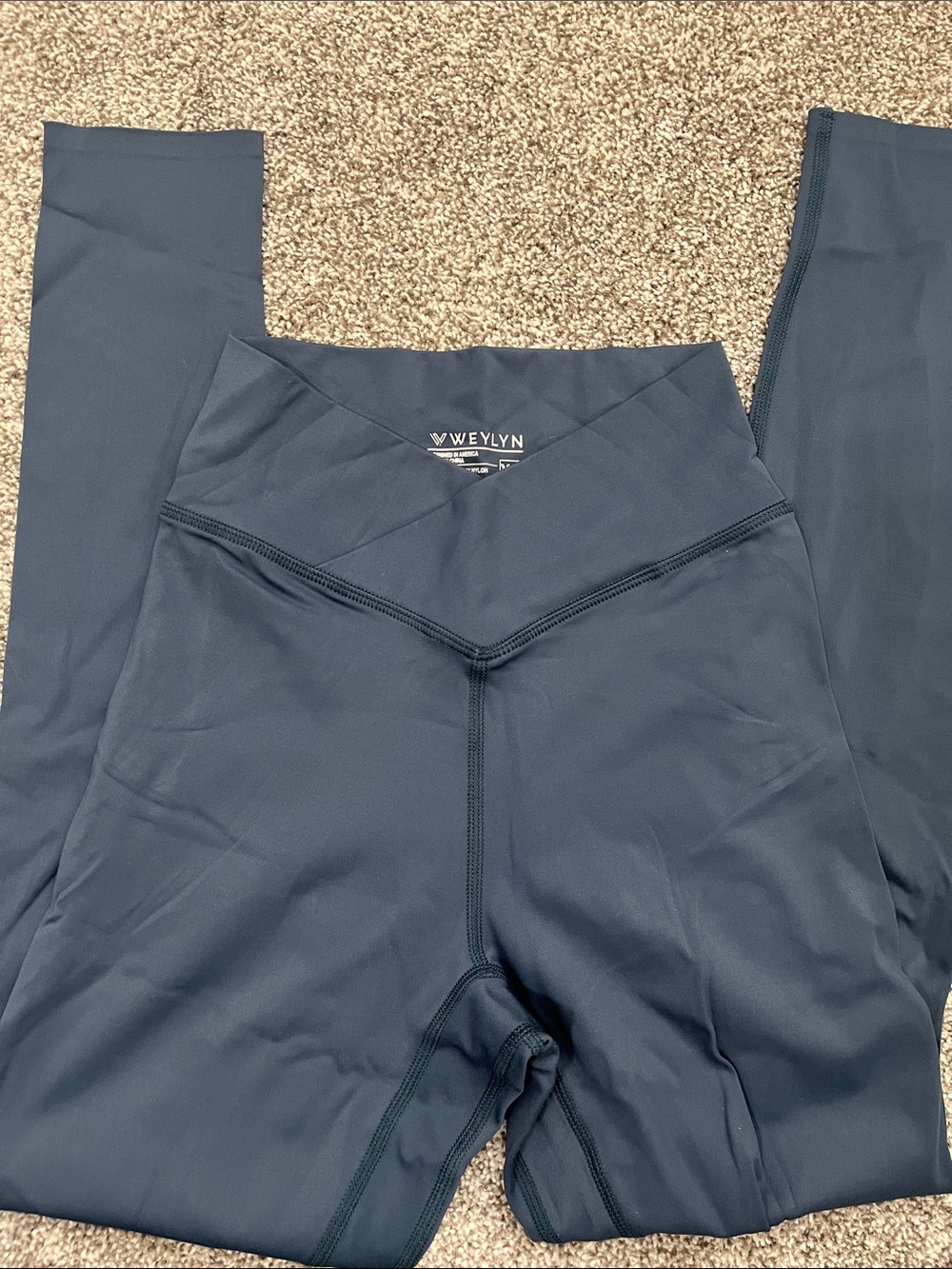 Weylyn Navy Cross Leggings